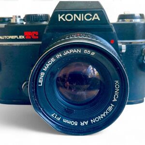 Konica Autoreflex TC 35mm Film Camera w/ Hexanon 50mm f/1.7 Lens